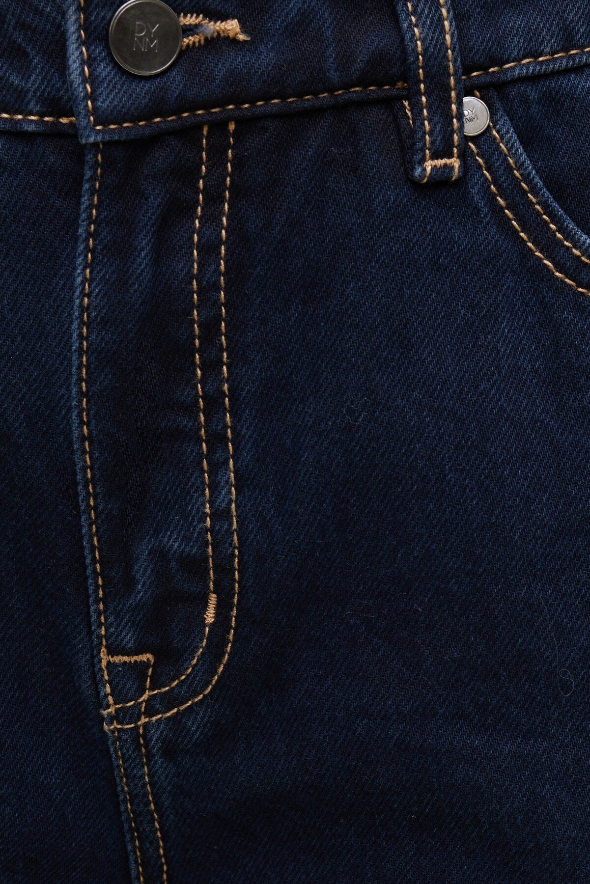 Mika Mid Rise Relaxed Straight Leg Jeans Blue - Dynamite