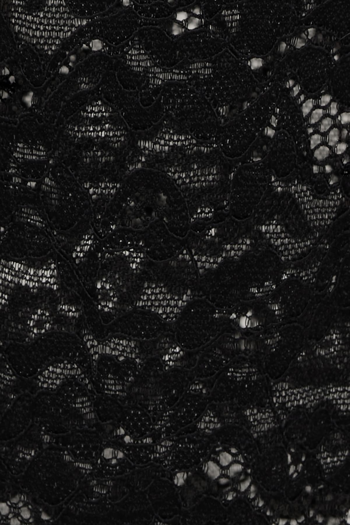 Sheer Lace Midi Skirt Black - Dynamite