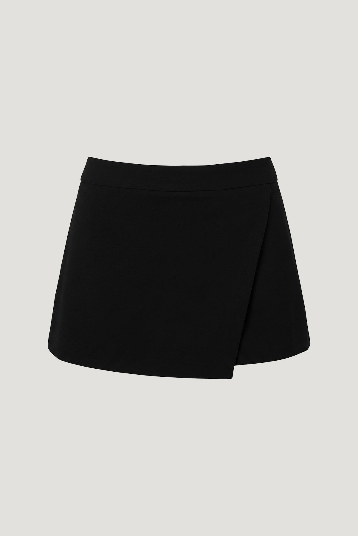 Penny Asymmetric Mini Skort Black - Dynamite