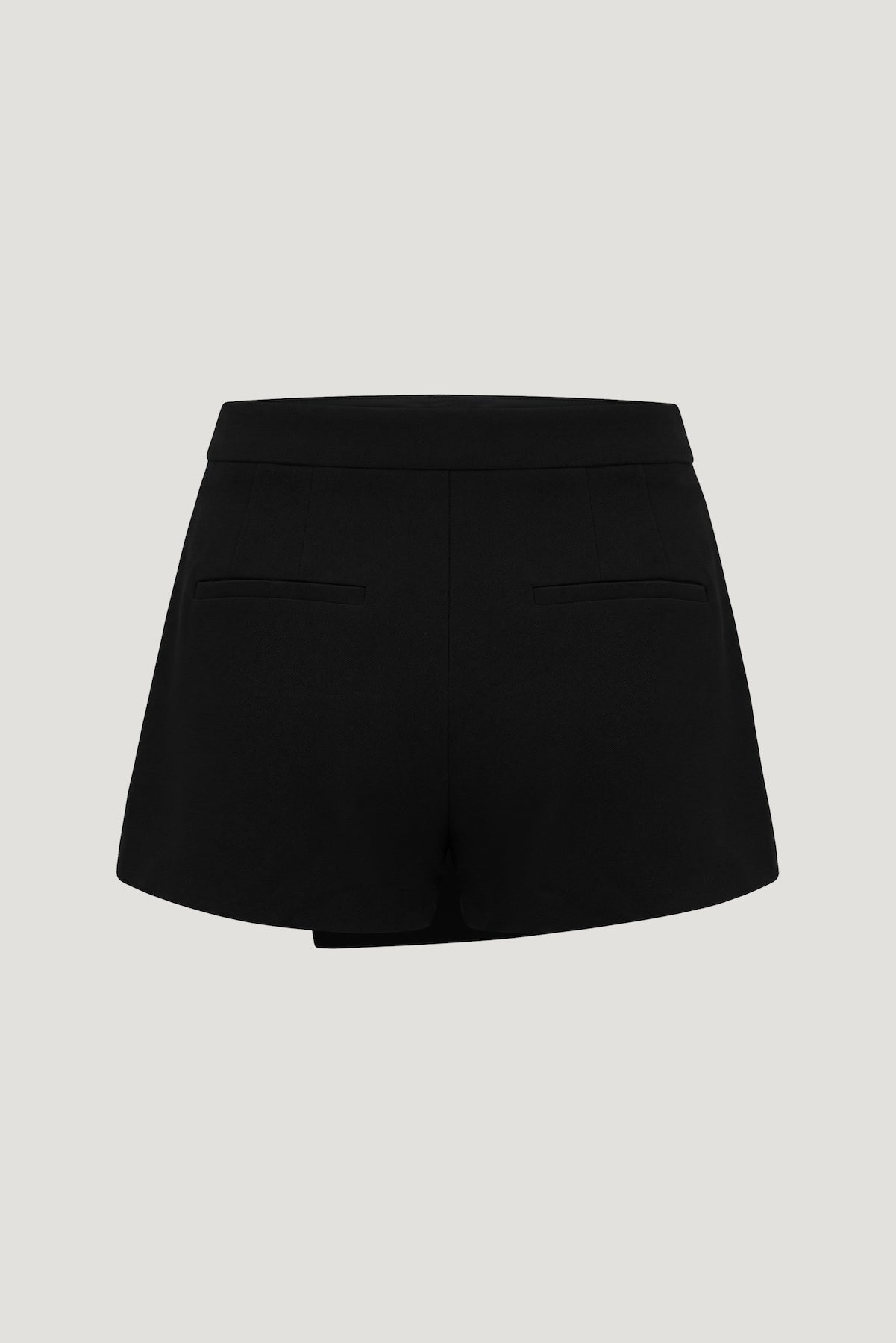 Penny Asymmetric Mini Skort Black - Dynamite
