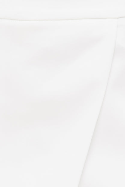 Penny Asymmetric Mini Skort White - Dynamite