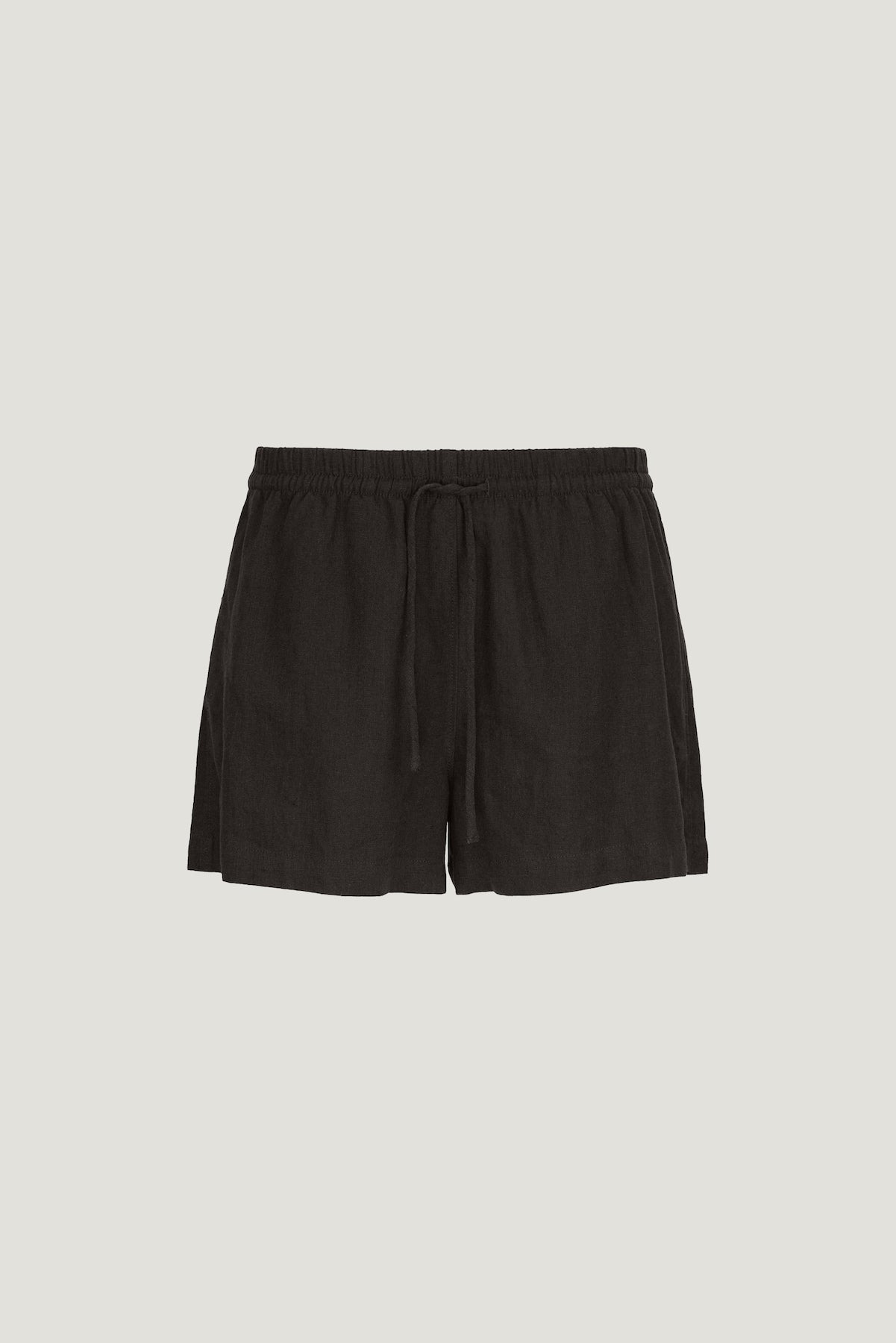 Linen High Rise Shorts Brown - Dynamite