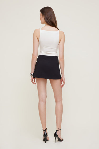 Stacie Airflow Mini Skort Black - Dynamite