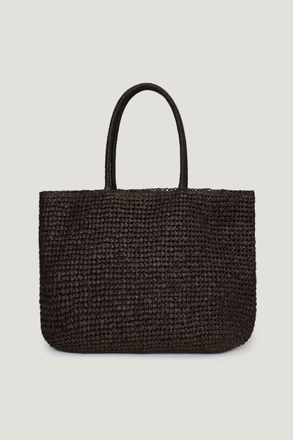 Straw Tote Bag Brown - Dynamite
