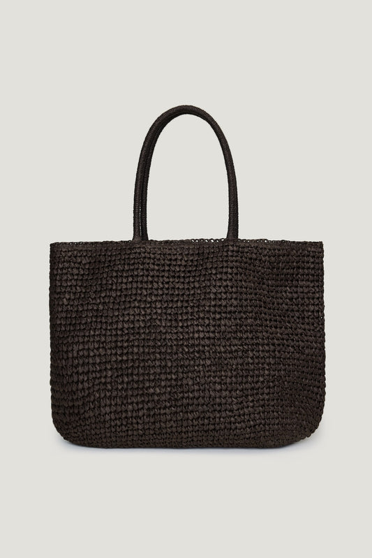 Straw Tote Bag Brown - Dynamite