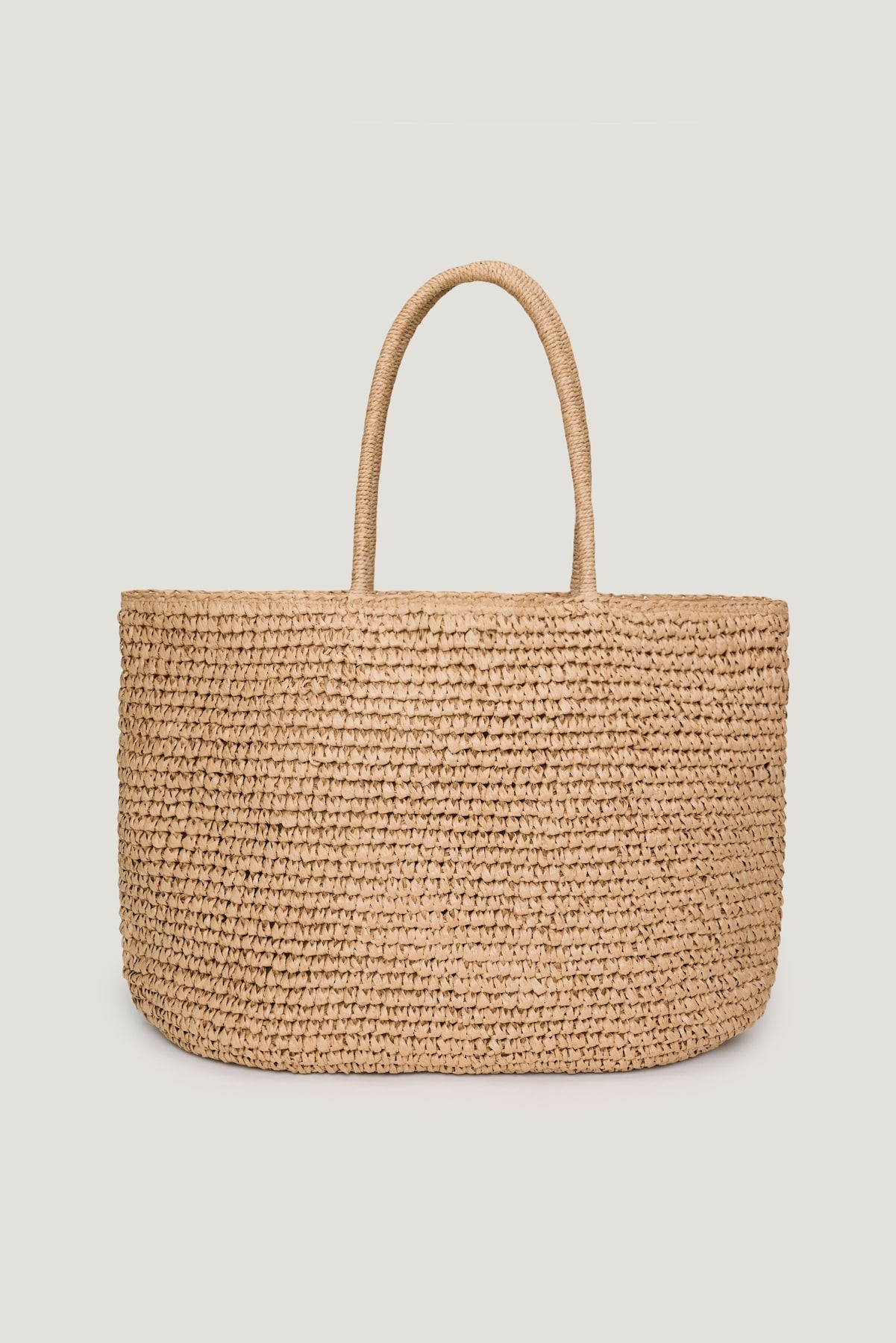 Straw Tote Bag Beige - Dynamite
