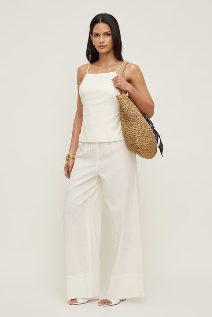 Straw Tote Bag Beige - Dynamite