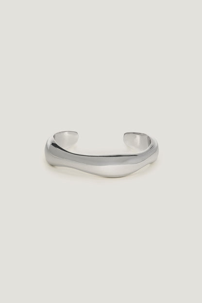 Warped Cuff Bracelet Gray - Dynamite