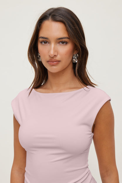 Crumpled Button Earrings Gray - Dynamite