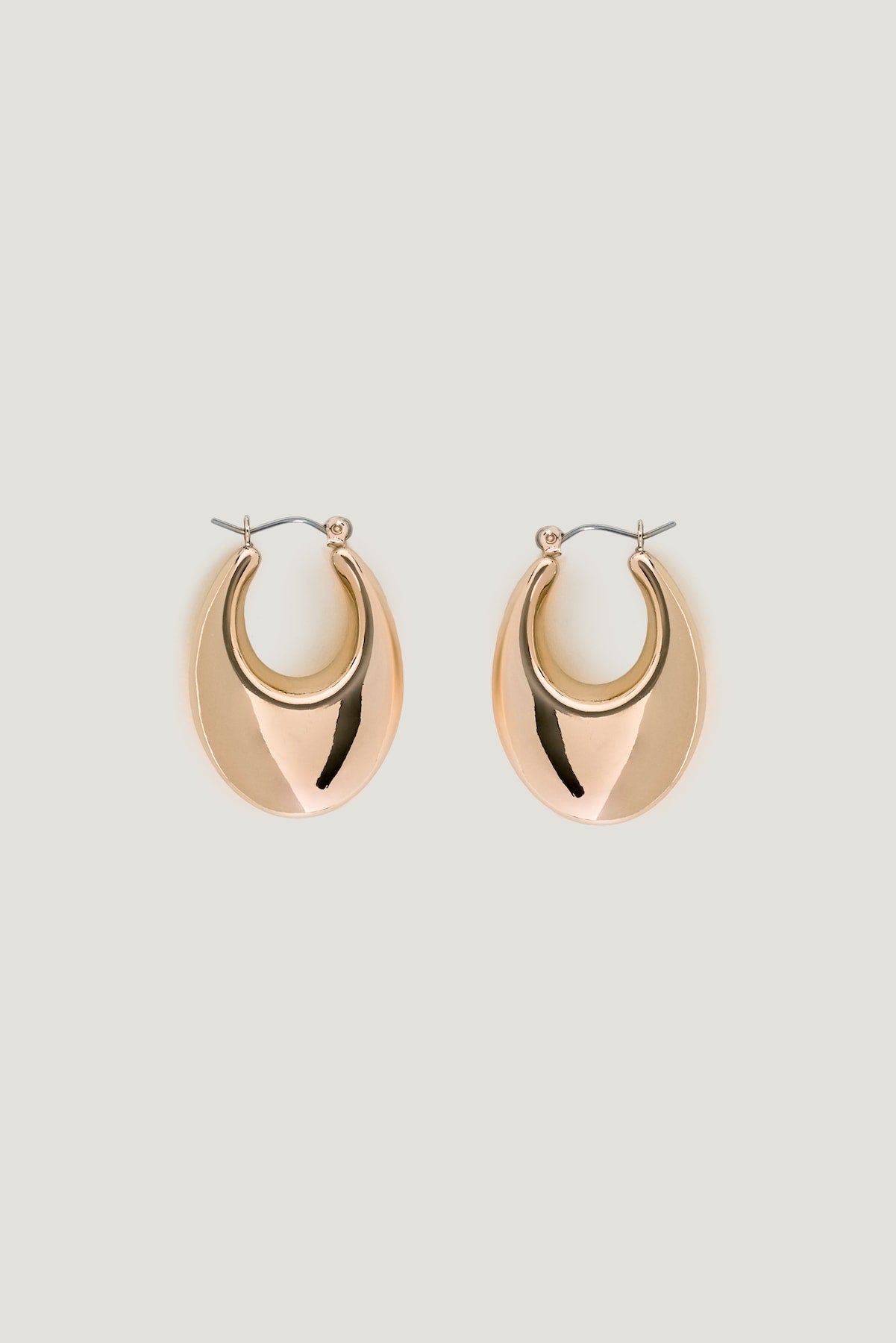 Elongated Chunky Drop Earrings Yellow - Dynamite