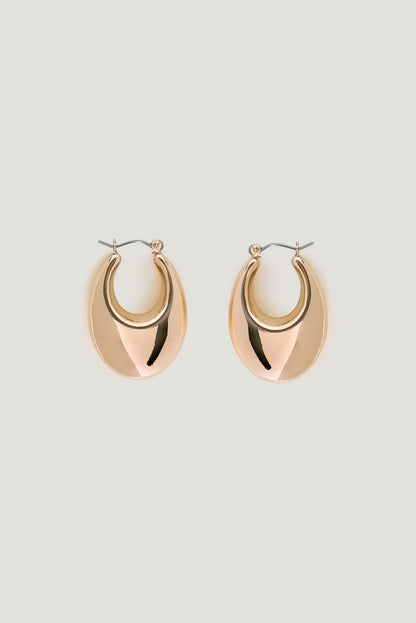 Elongated Chunky Drop Earrings Yellow - Dynamite