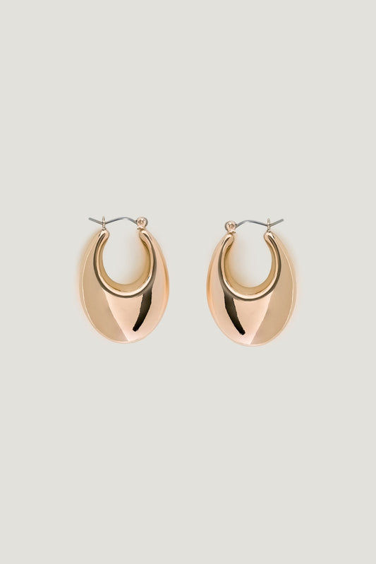 Elongated Chunky Drop Earrings Yellow - Dynamite