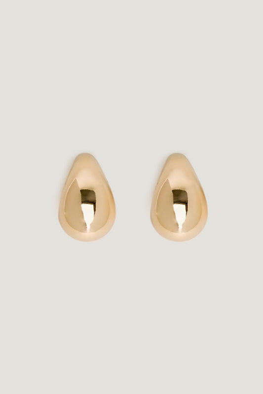 Mini Loop Teardrop Earrings Yellow - Dynamite