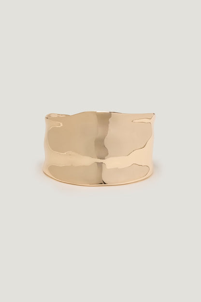 Warped Cuff Bracelet YELLOW - Dynamite