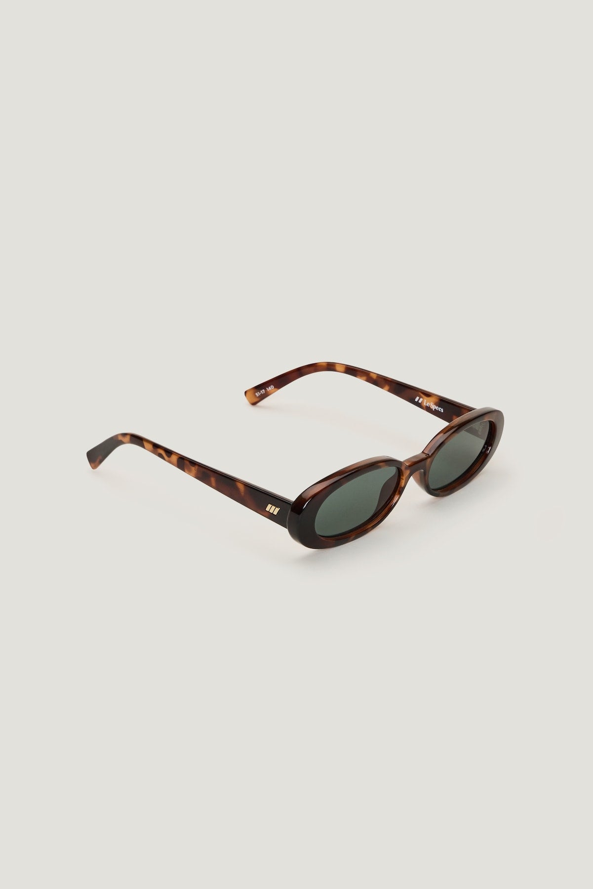 LE SPECS | Outta Love Oval Sunglasses Brown - Dynamite
