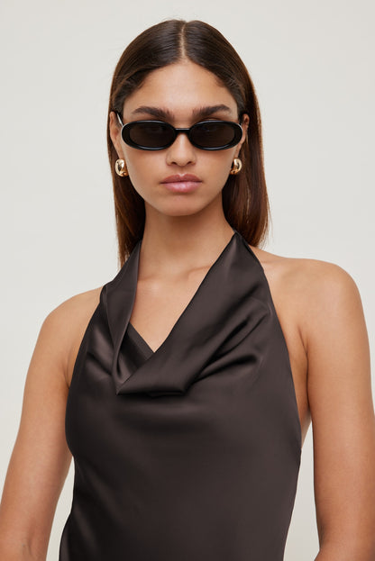 LE SPECS | Outta Love Oval Sunglasses PURPLE - Dynamite