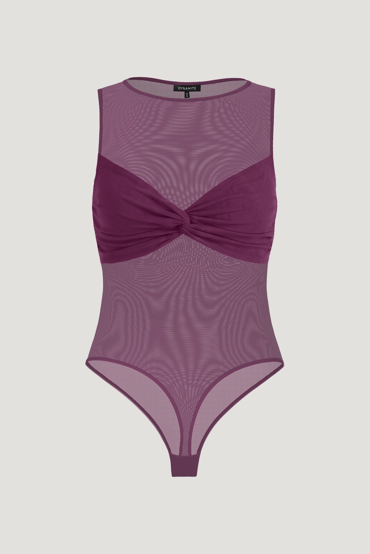 Kai Sheer Mesh Bodysuit PURPLE - Dynamite