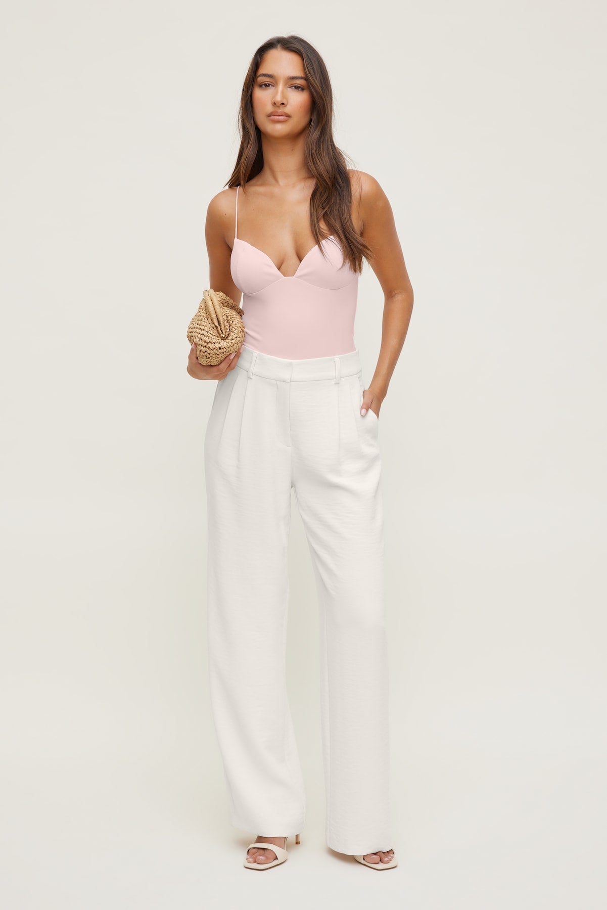 Sculpt Bustier Bodysuit Pink - Dynamite