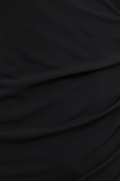 Sculpt Necklace Maxi Dress Black - Dynamite