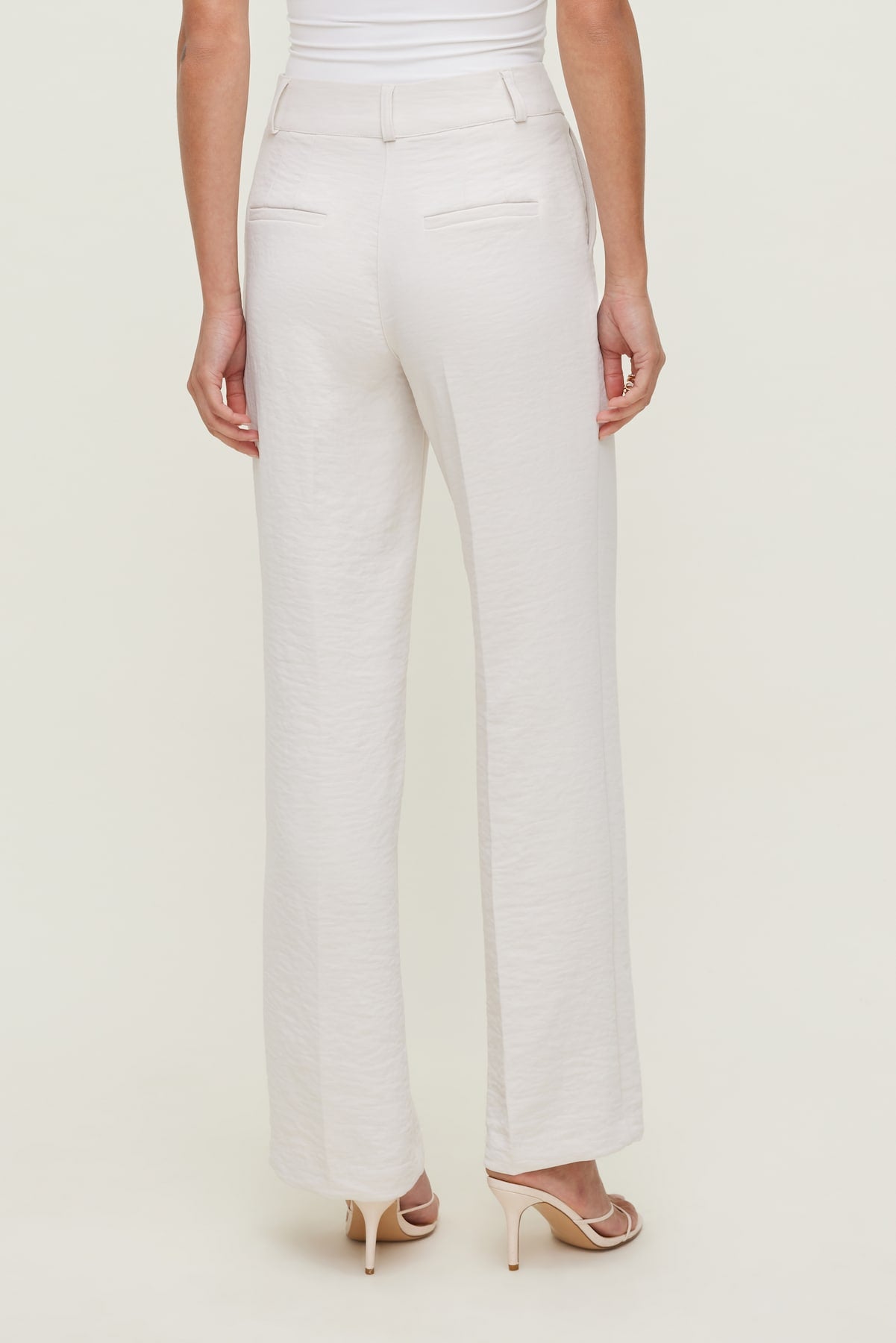 Camelia Airflow Clean Straight Leg Pants Beige - Dynamite