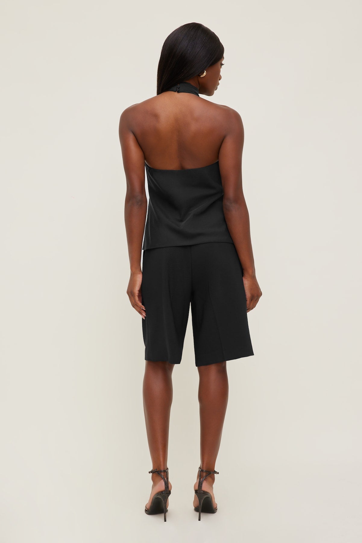 Buckle Halter Top BLACK - Dynamite