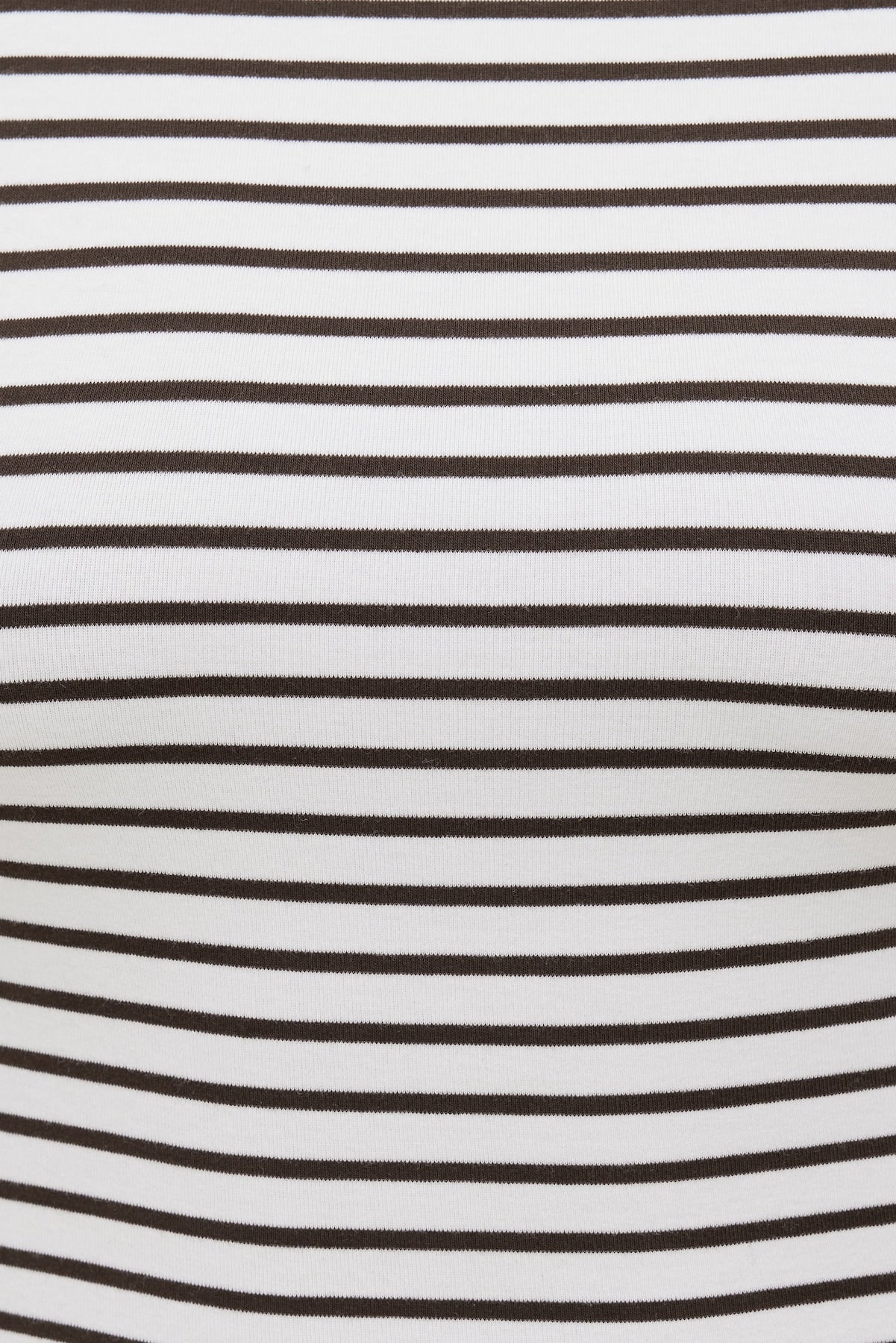 Andrea Striped Cotton T Shirt White - Dynamite