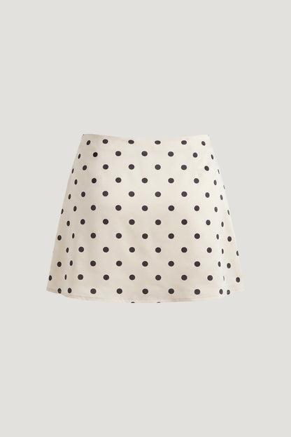 Slip Satin Mini Skirt Black - Dynamite
