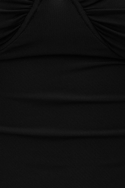 Monet Mesh Top Black - Dynamite