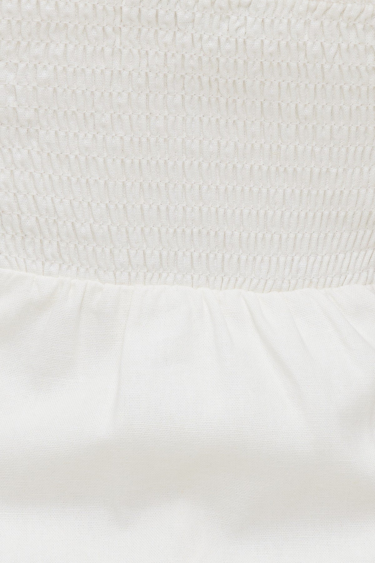 Linen Romper Mini Dress White - Dynamite