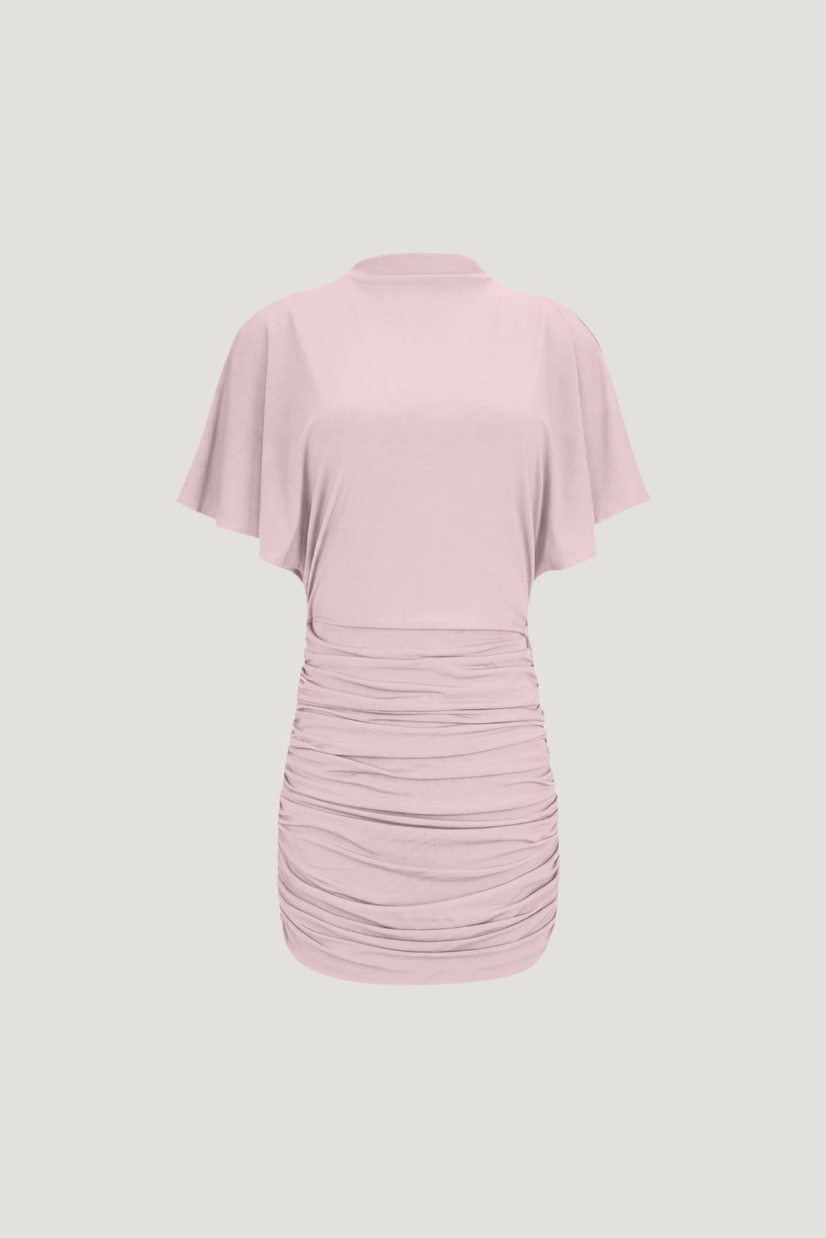 Sculpt Draped Dolman Mini Dress Pink - Dynamite