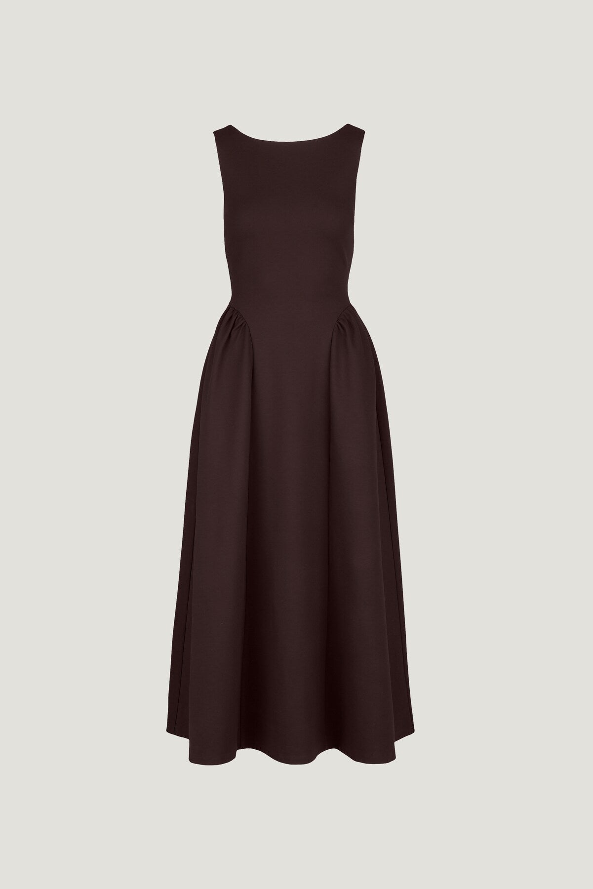 Iris Ponte Midi Dress Purple - Dynamite