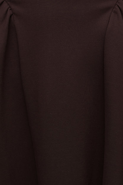 Iris Ponte Midi Dress Purple - Dynamite