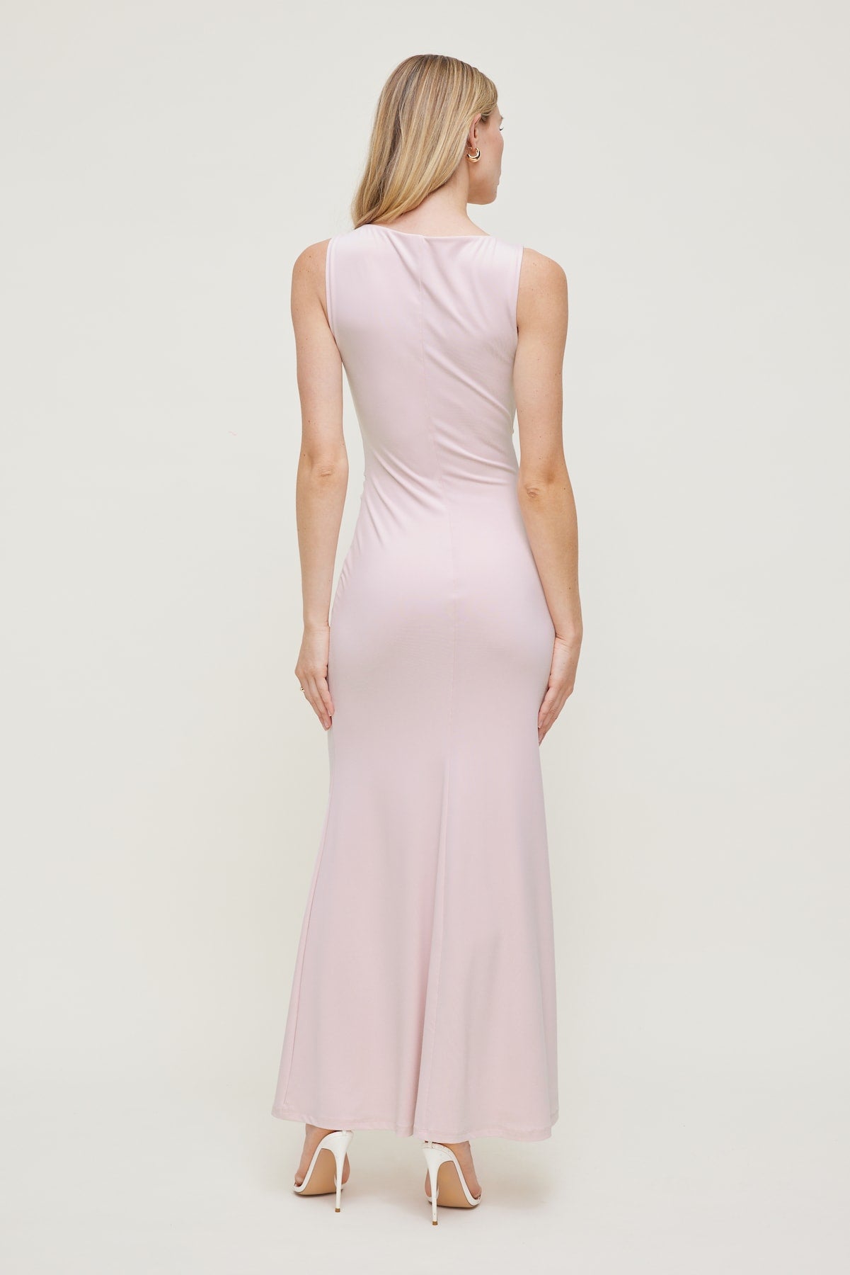 Sculpt Twisted Maxi Dress Pink - Dynamite