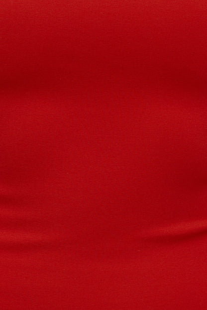 Miya Ponte Maxi Dress RED - Dynamite