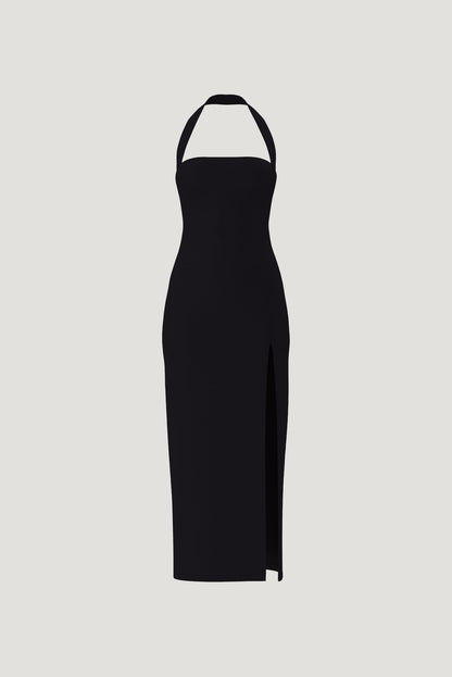 Miya Ponte Maxi Dress Black - Dynamite