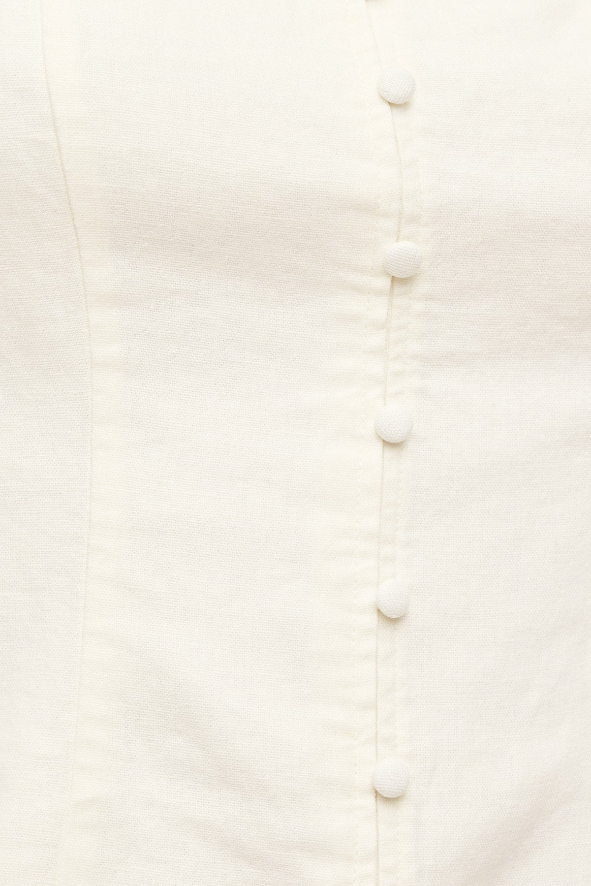 Linen Tank Top White - Dynamite