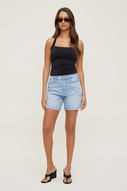 Sculpt Halter Top Black - Dynamite