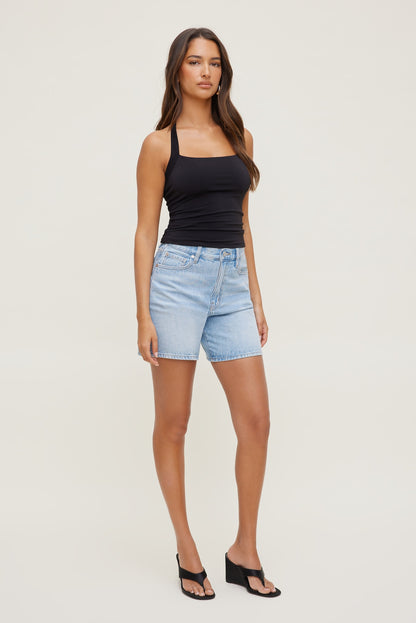 Sculpt Halter Top Black - Dynamite