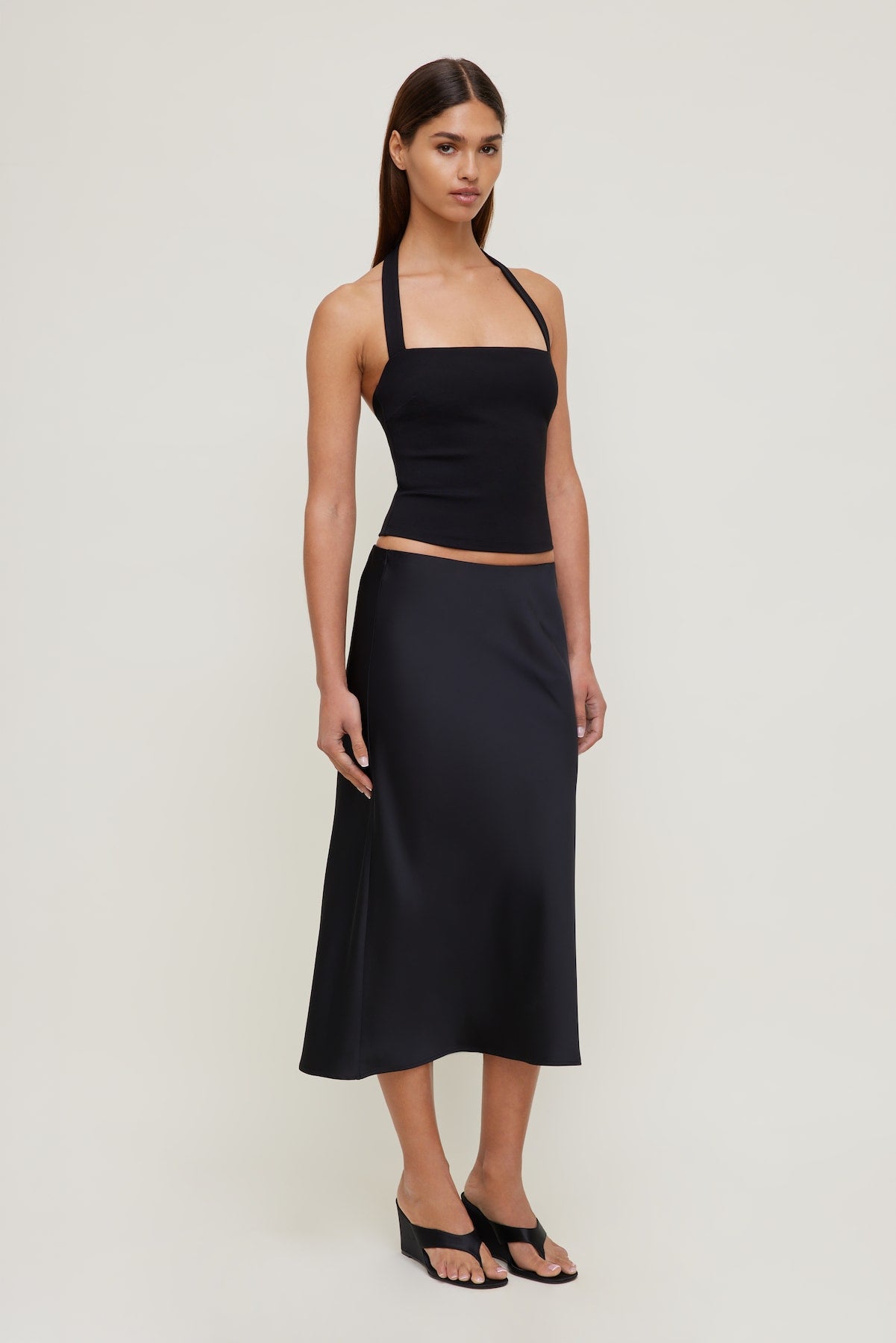 Ponte Halter Top Black - Dynamite