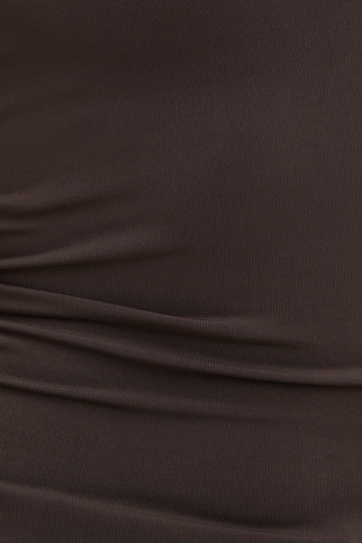 Sculpt Plunge Halter Top Brown - Dynamite