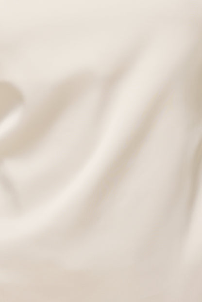 Single Shoulder Satin Top Beige - Dynamite