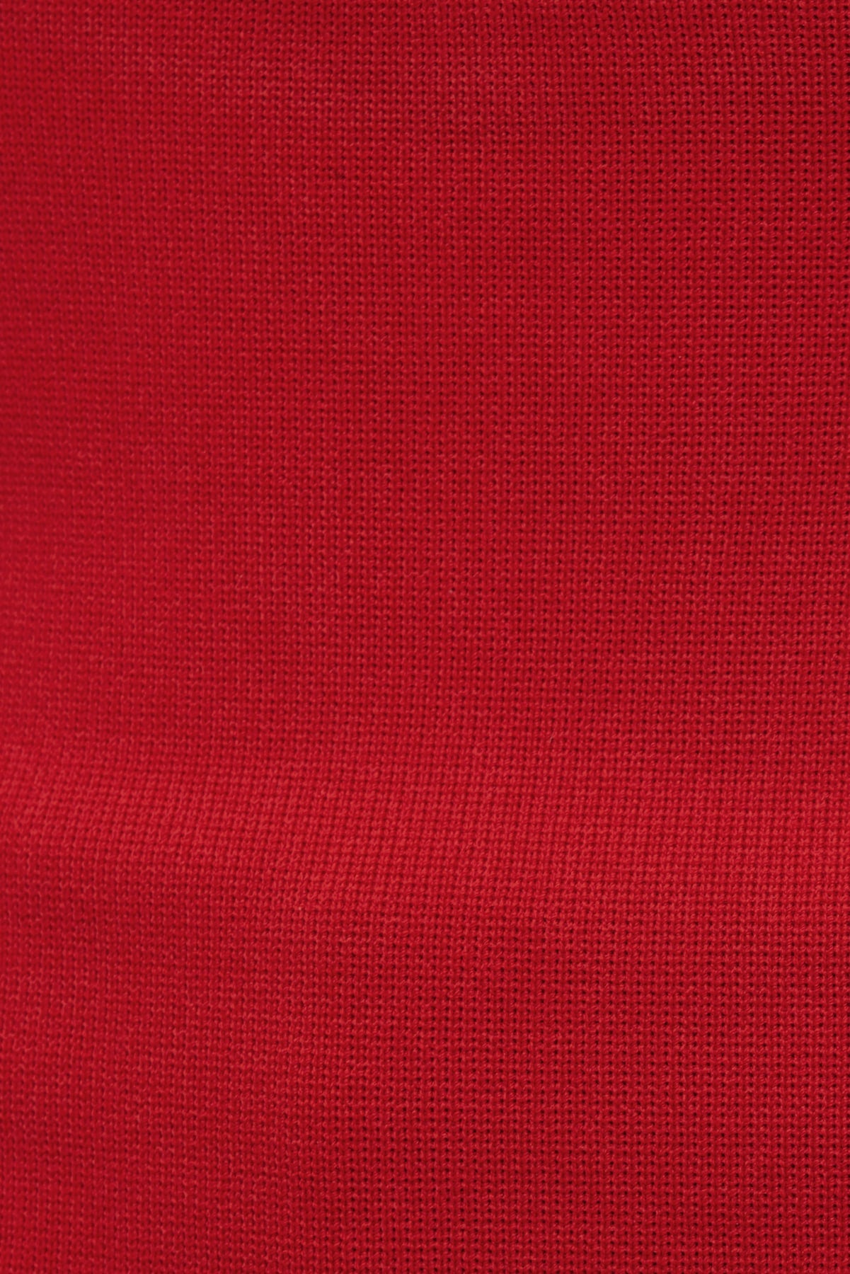 Scallop Trim Sweater Halter Top RED - Dynamite