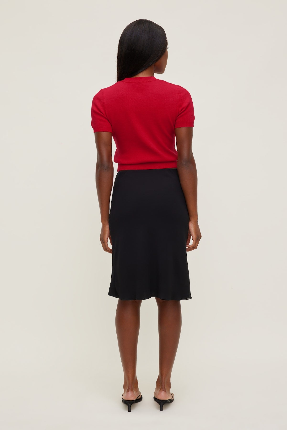 Clara Short Sleeve Sweater Red - Dynamite