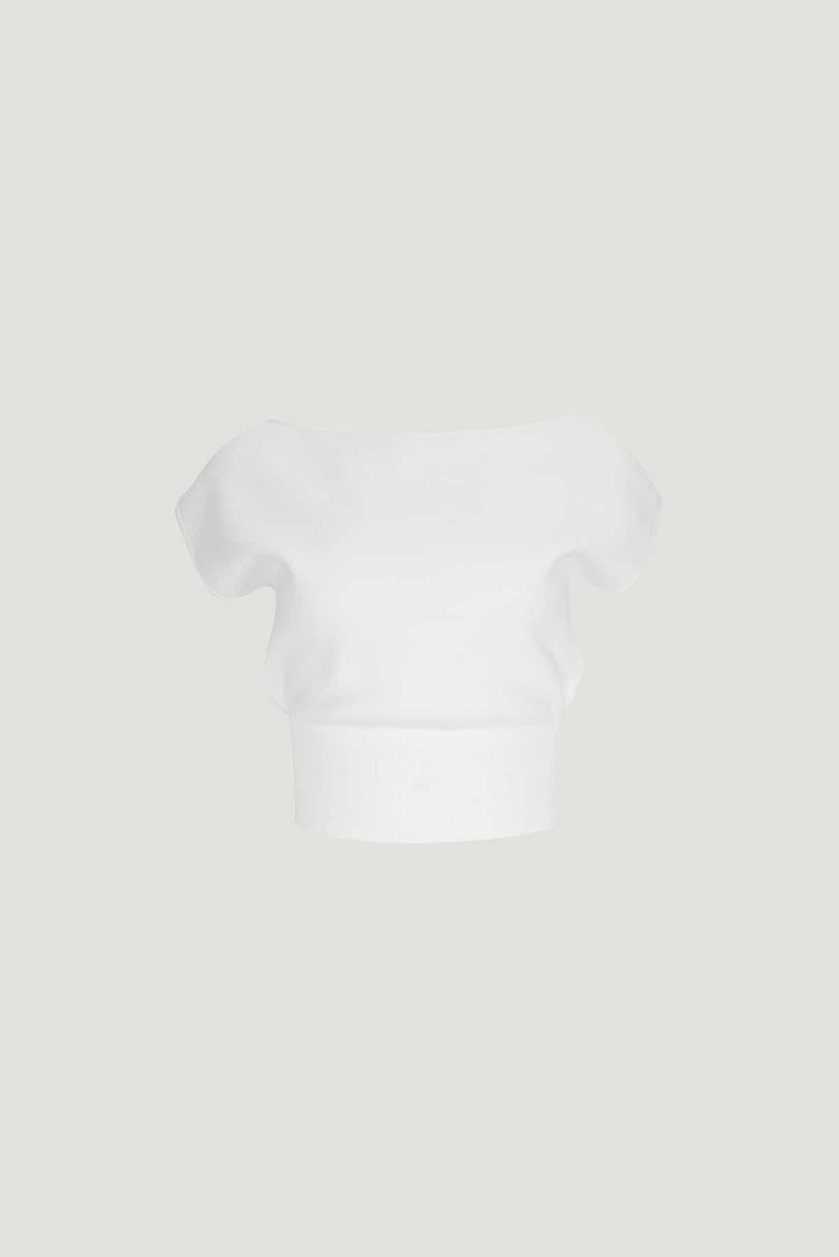 Aria Boat Neck Sweater  White - Dynamite