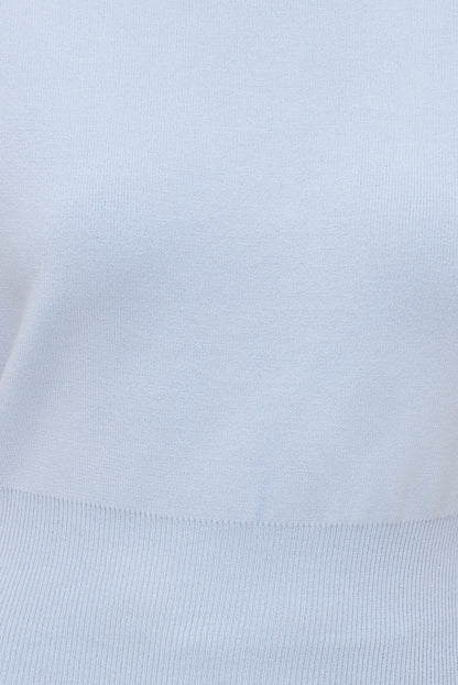 Aria Boat Neck Sweater  Blue - Dynamite