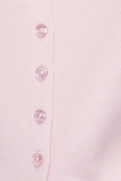 V Neck Cardigan Pink - Dynamite