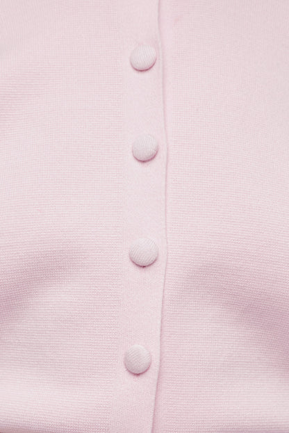 Balloon Sleeve Cardigan Pink - Dynamite