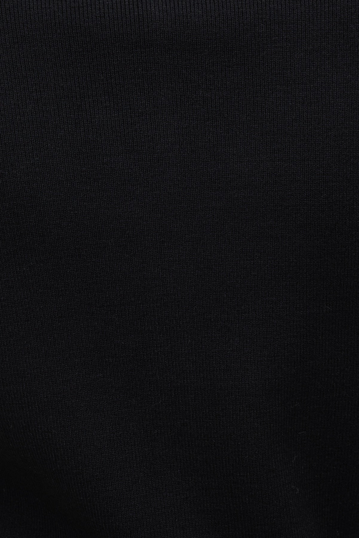 Polo Crewneck Cardigan Black - Dynamite