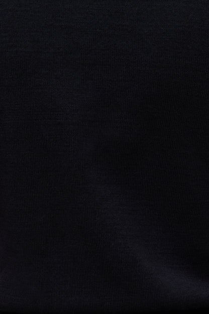 Mock Neck Sweater Vest Black - Dynamite
