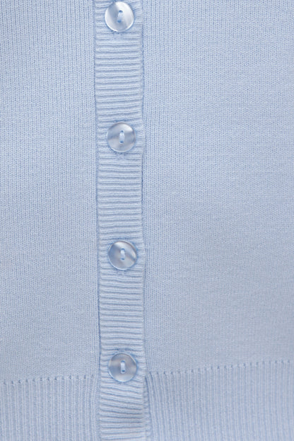 Polo Crewneck Cardigan Blue - Dynamite